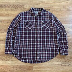 Levi's Vintage Clothing FW20 Vintage Shorthorn Shirt Oxblood Red Plaid XL